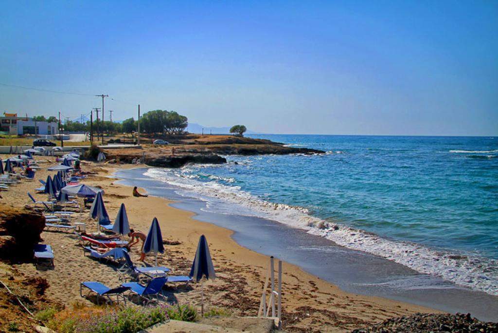 Sea View Beachfront Villa Maria Γούβες Εξωτερικό φωτογραφία